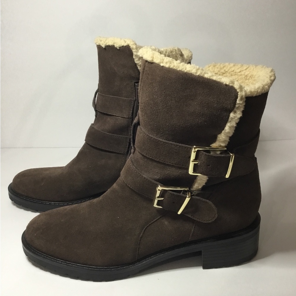 Bandolino Women’s Brown Suede Calisa Boots Size 8.5 NWOB